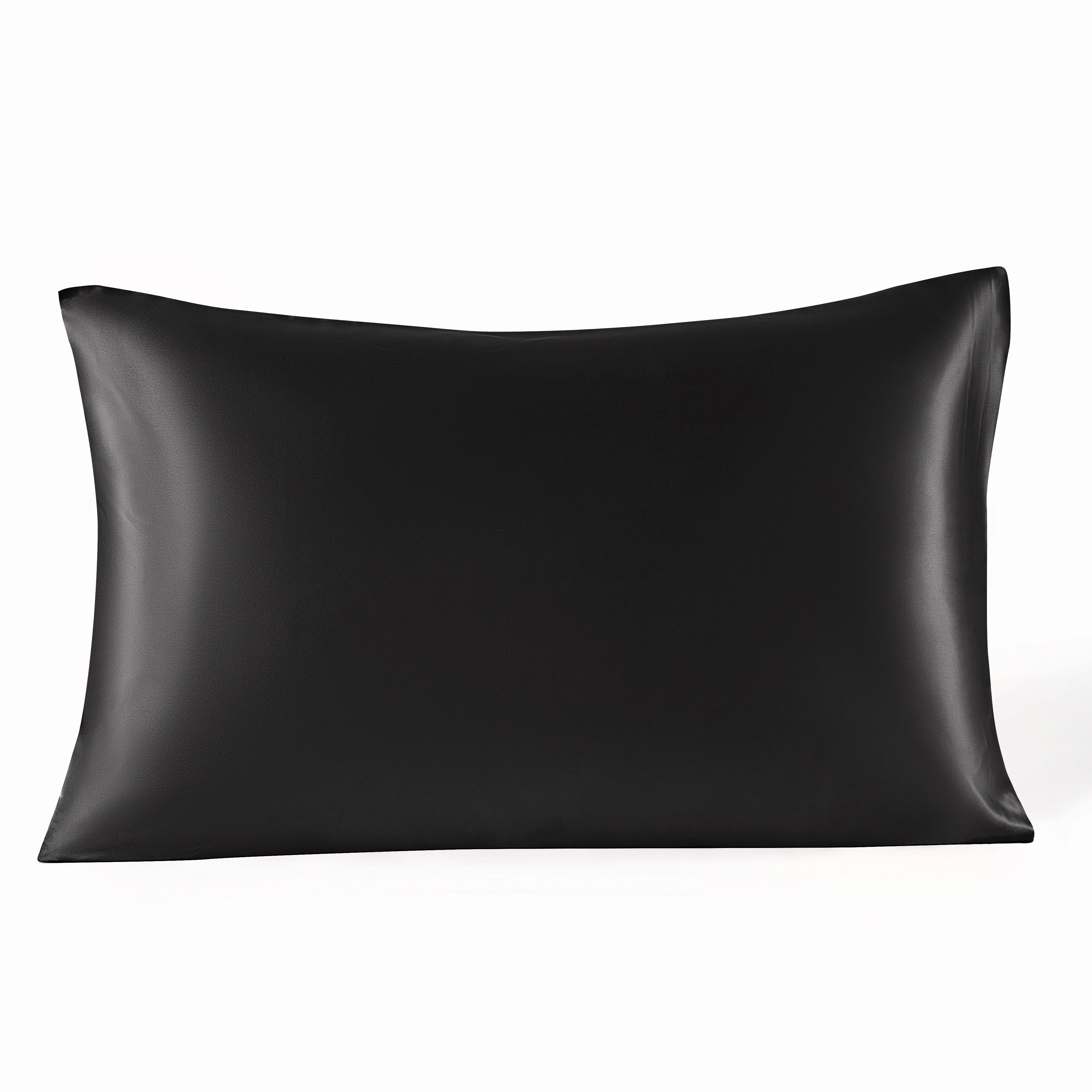 19 Momme Silk Pillowcase - Black - Image 10