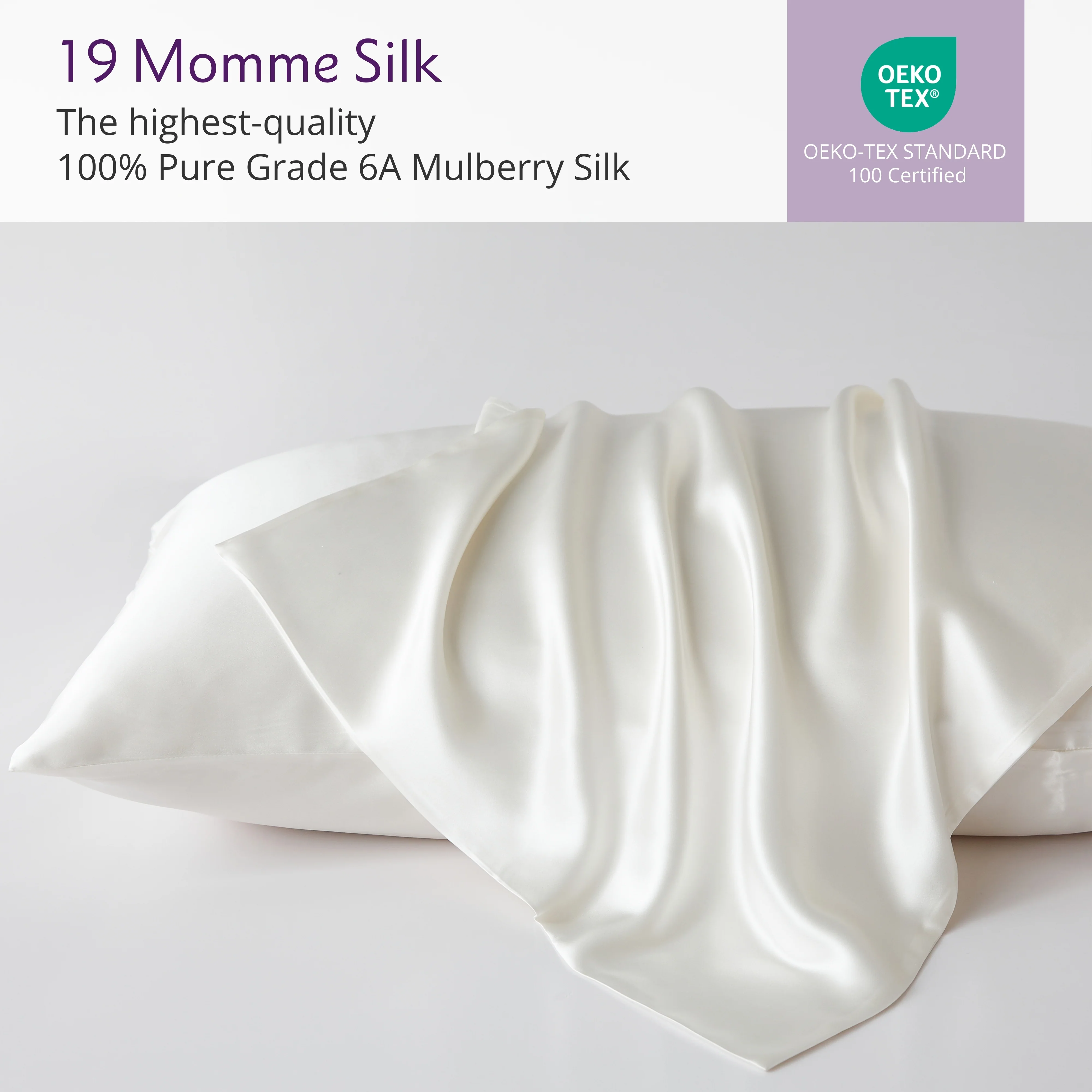 19 Momme Silk Pillowcase - Green - Image 4