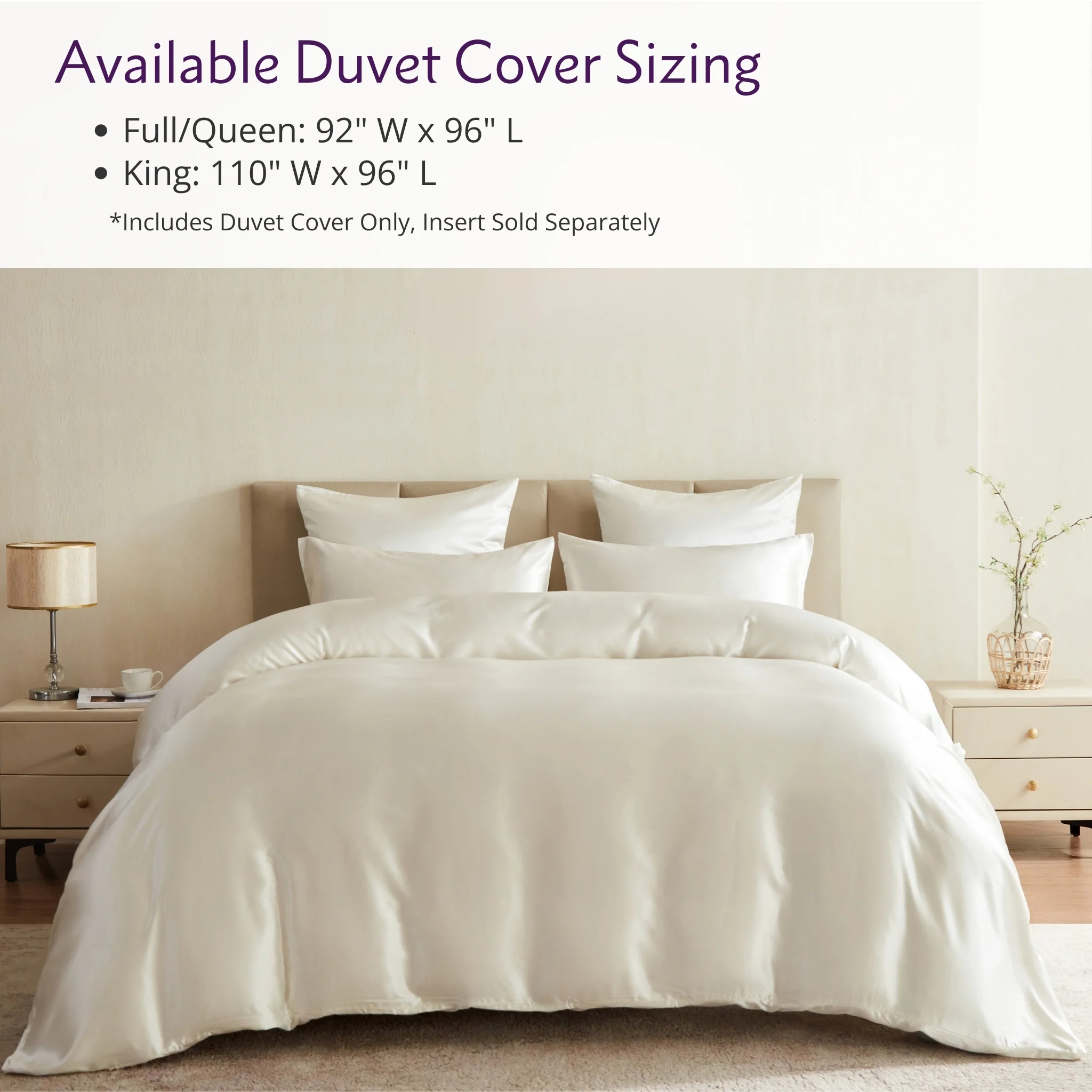 22 Momme Silk Duvet Cover - Natural Ivory - Image 7
