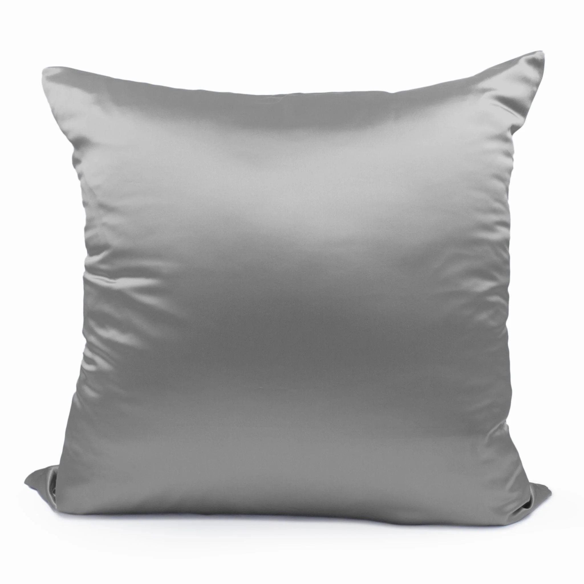 22 Momme Silk Euro Sham - Silver - Image 8