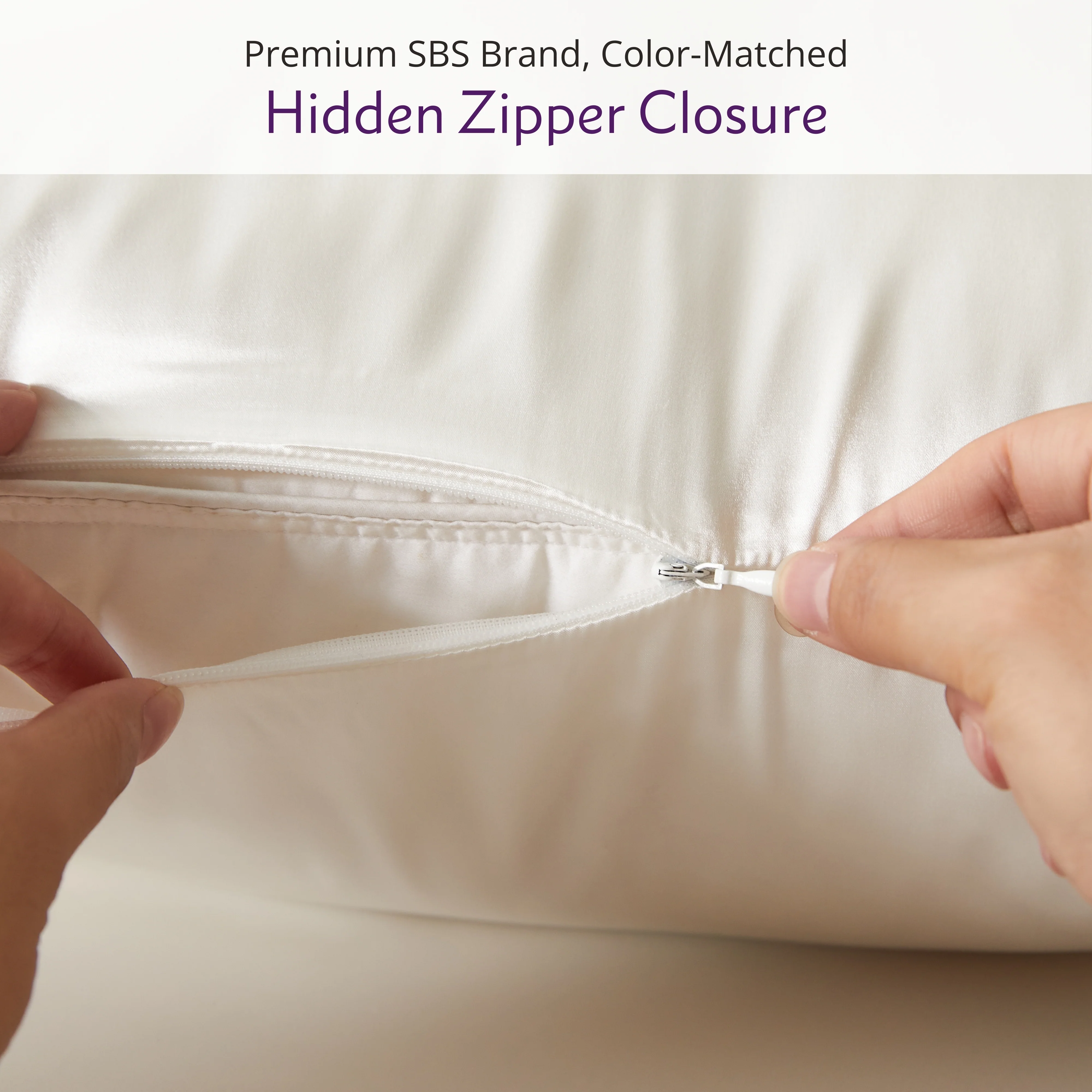 Pure Silk Toddler Pillowcase - Sleepy Silver - Image 8