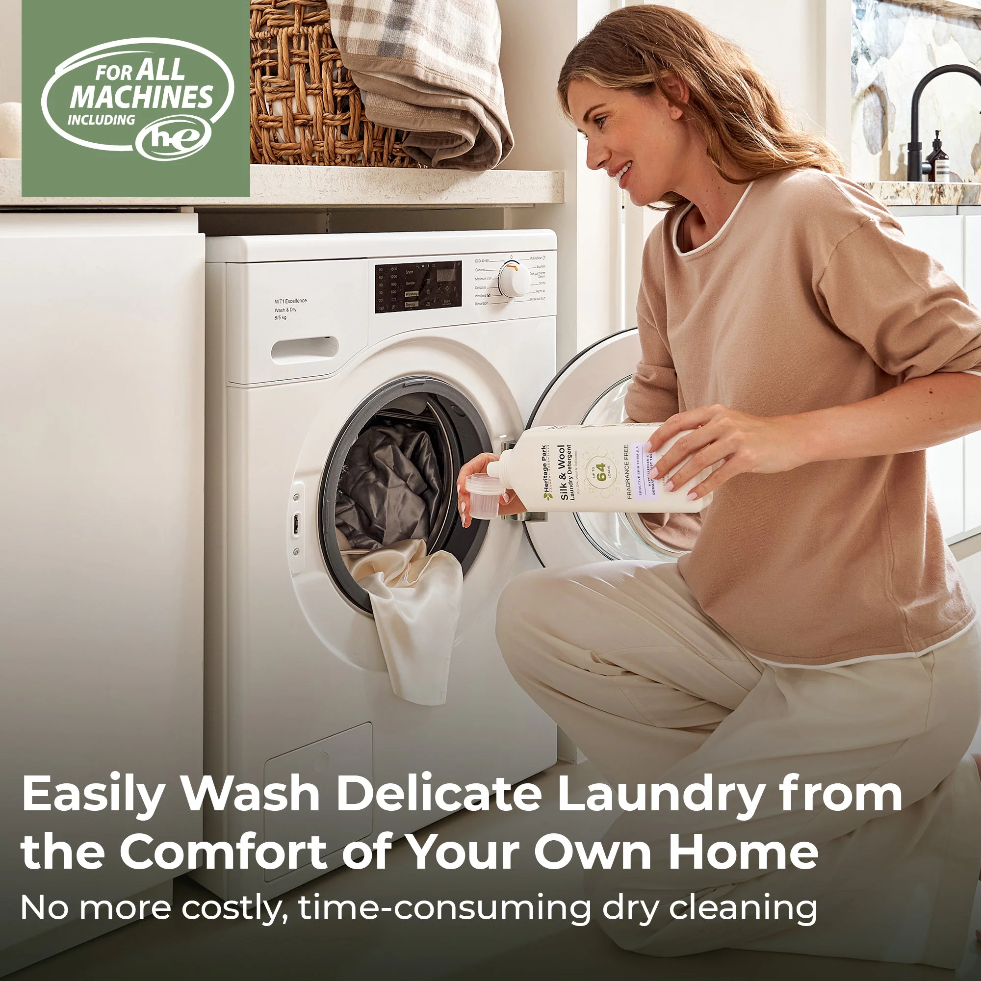 Heritage Park Silk & Wool Detergent - Fragrance Free - Image 13