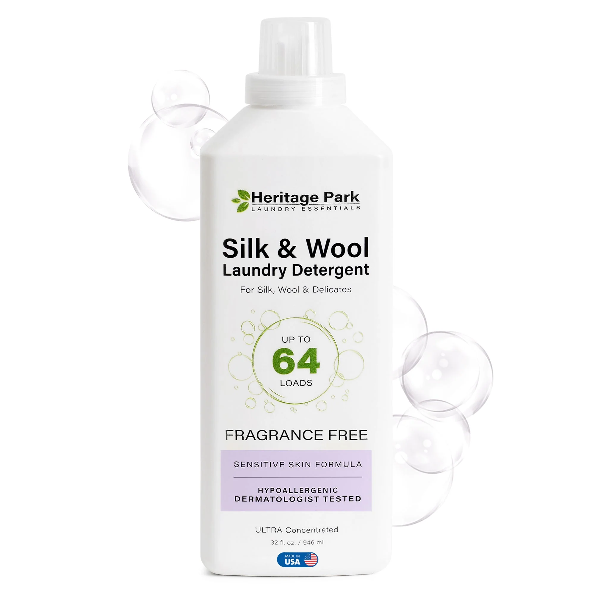 Heritage Park Silk & Wool Detergent - Fragrance Free - Image 3