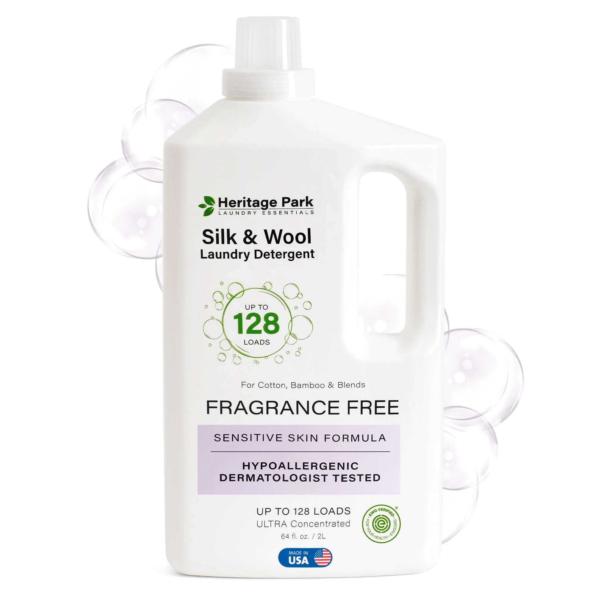 Heritage Park Silk & Wool Detergent - Fragrance Free - Image 4