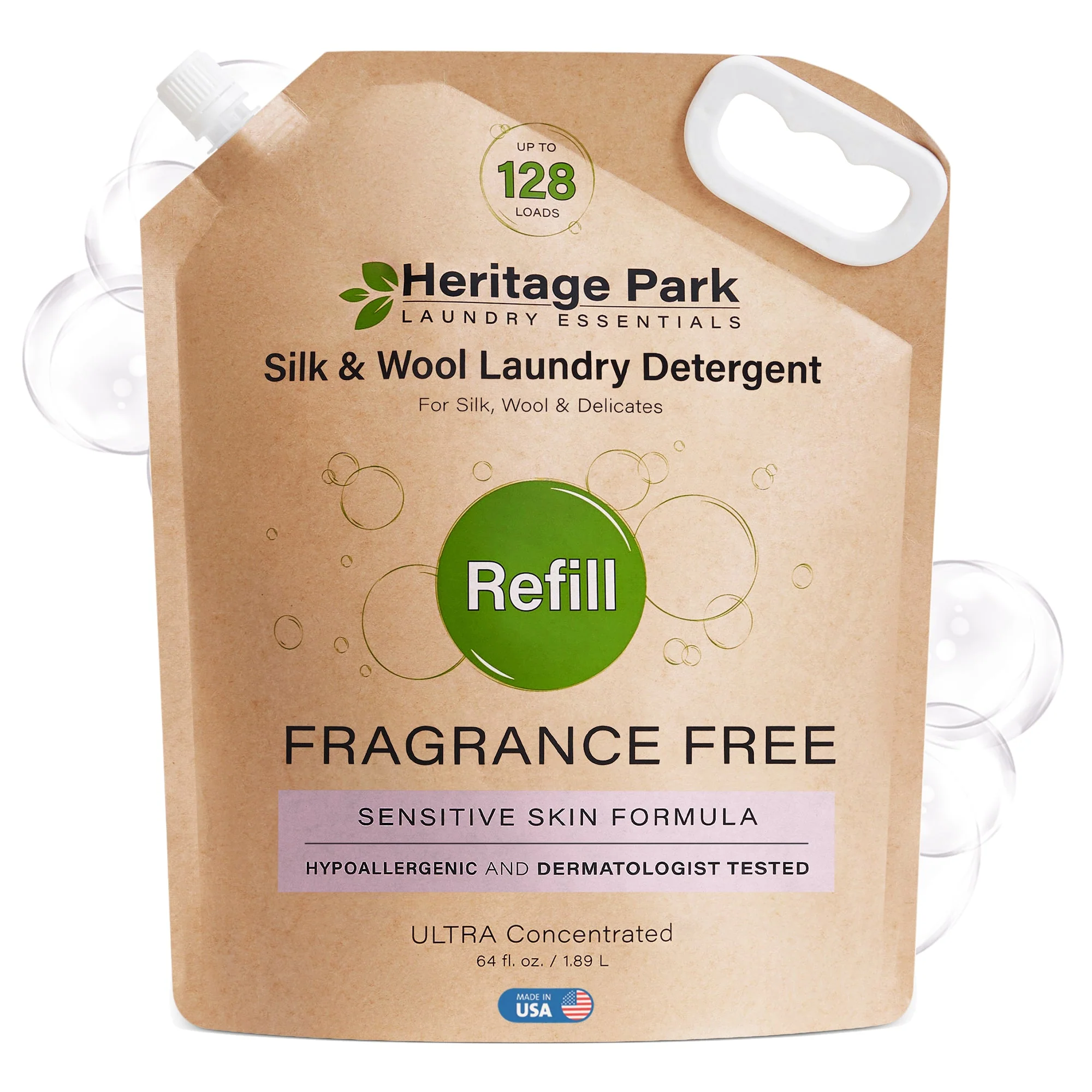 Heritage Park Silk & Wool Detergent - Fragrance Free - Image 5