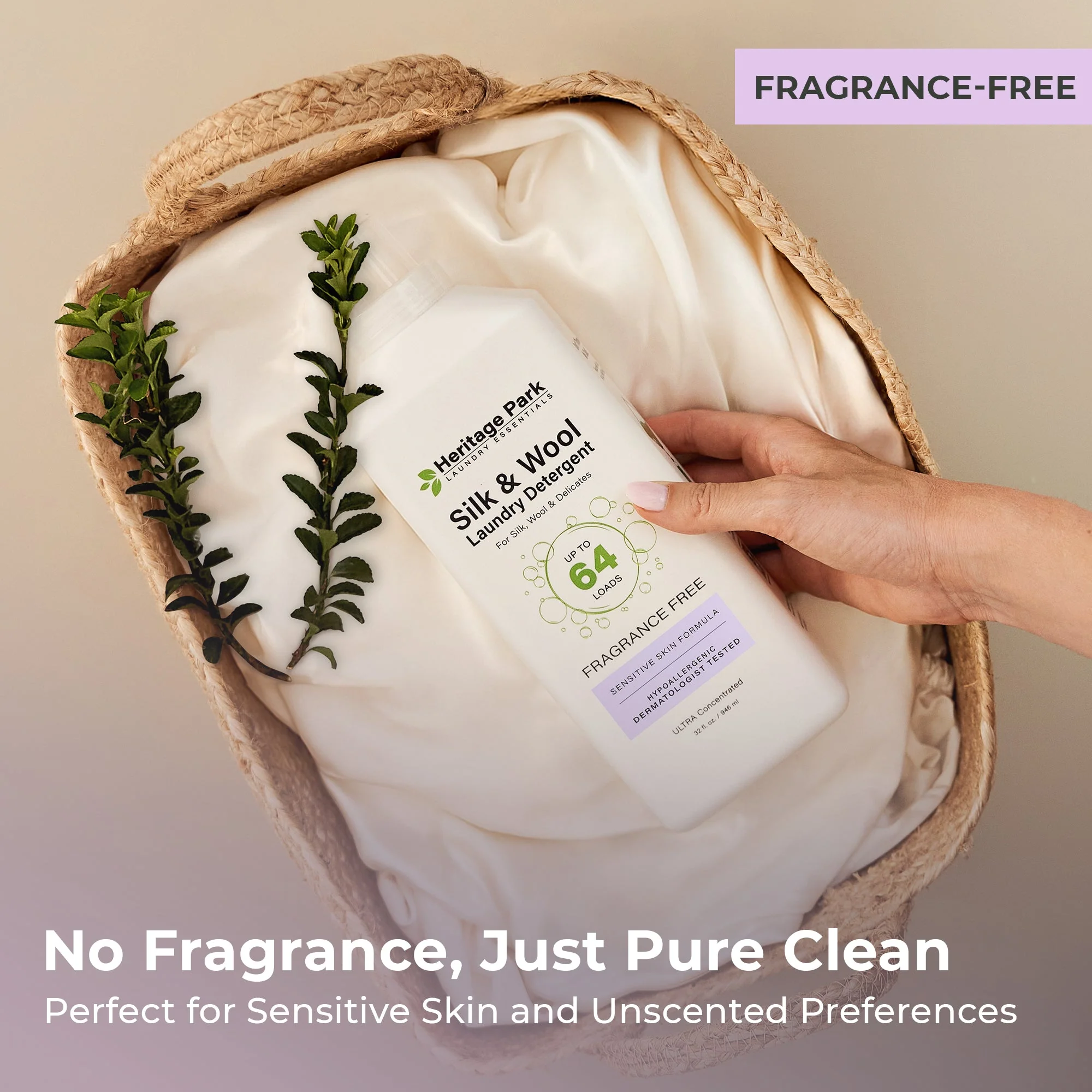 Heritage Park Silk & Wool Detergent - Fragrance Free - Image 9