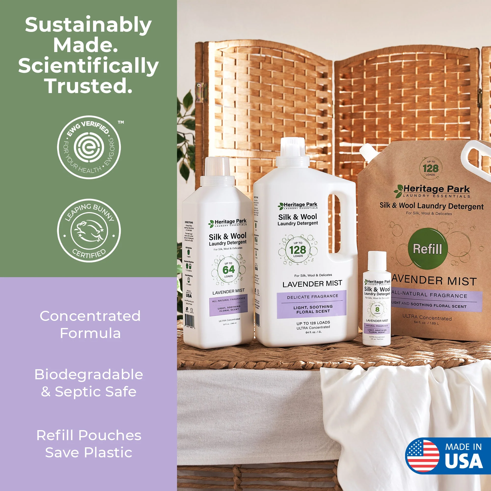 Heritage Park Silk & Wool Detergent - Lavender Mist - Image 10