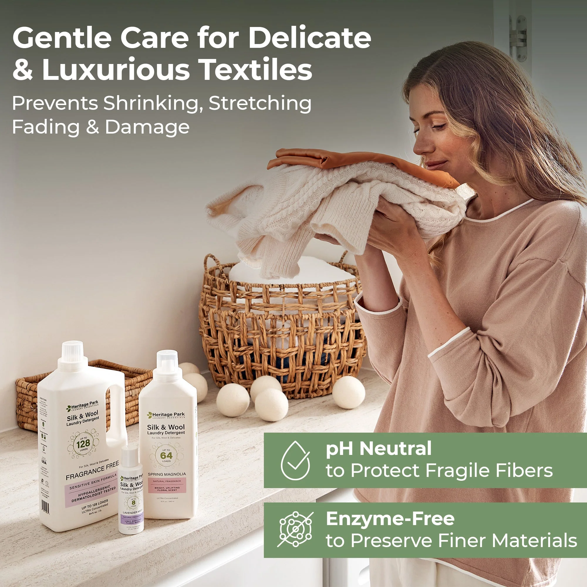 Heritage Park Silk & Wool Detergent - Spring Magnolia - Image 7