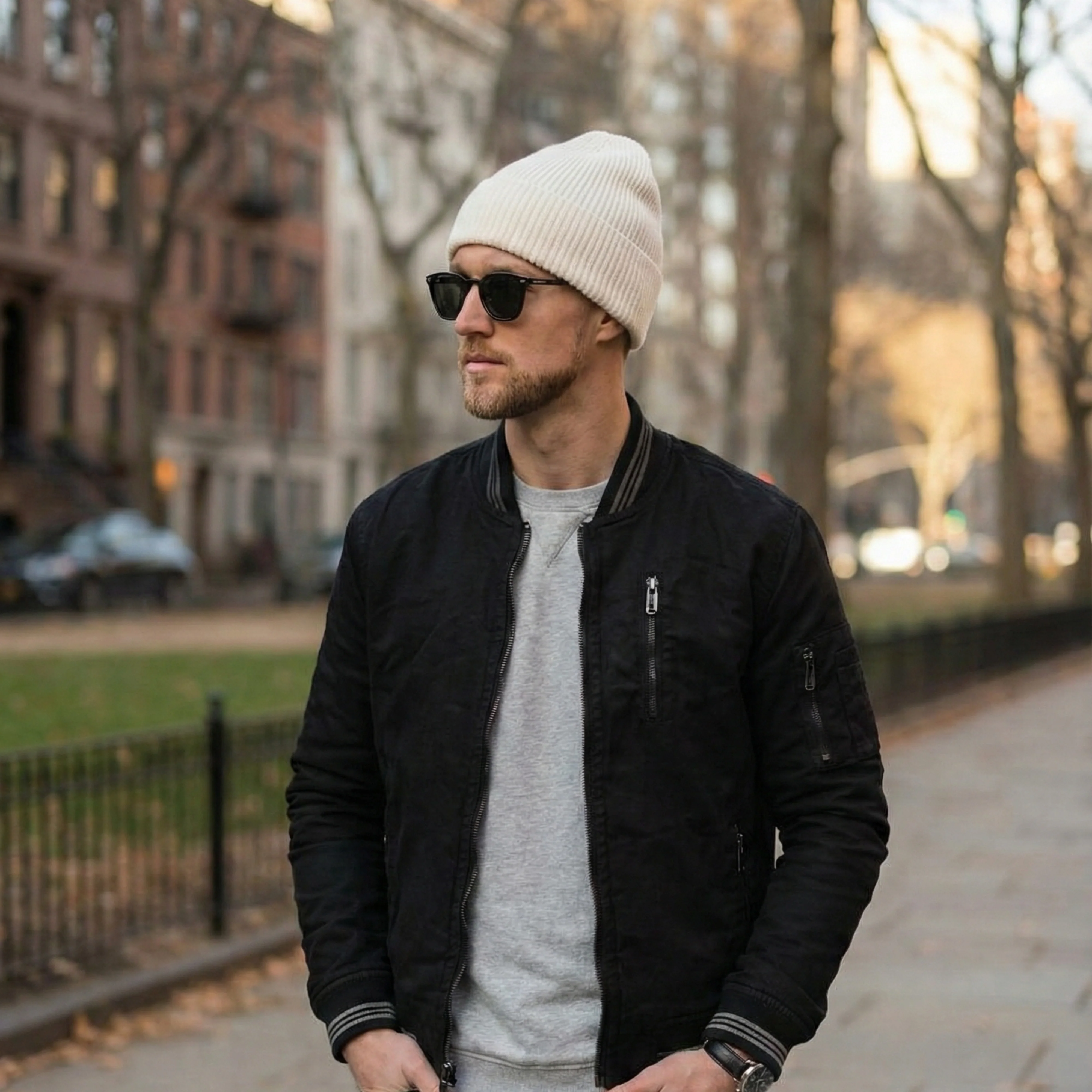 Silk-Lined Wool & Cashmere Beanie - Natural Ivory - Image 6