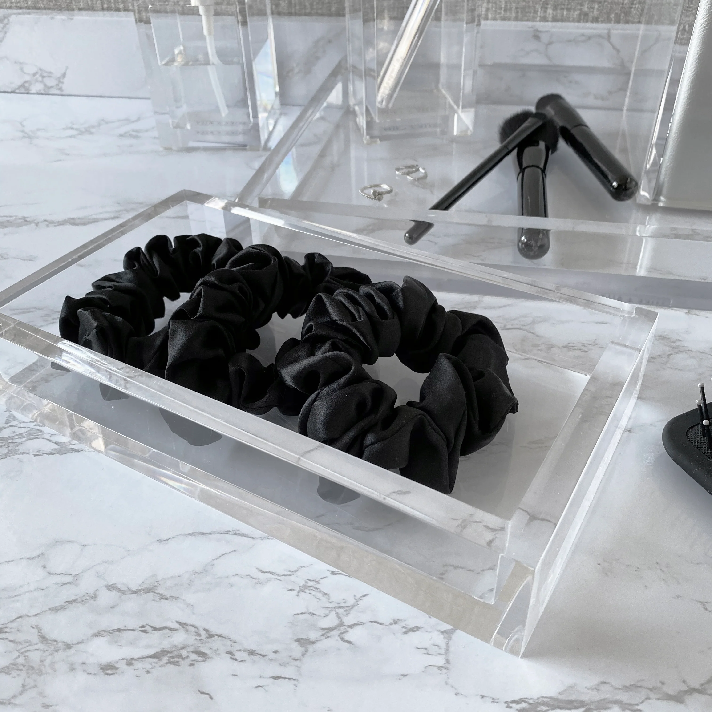 Silk Scrunchies - Midnight Black - Image 9